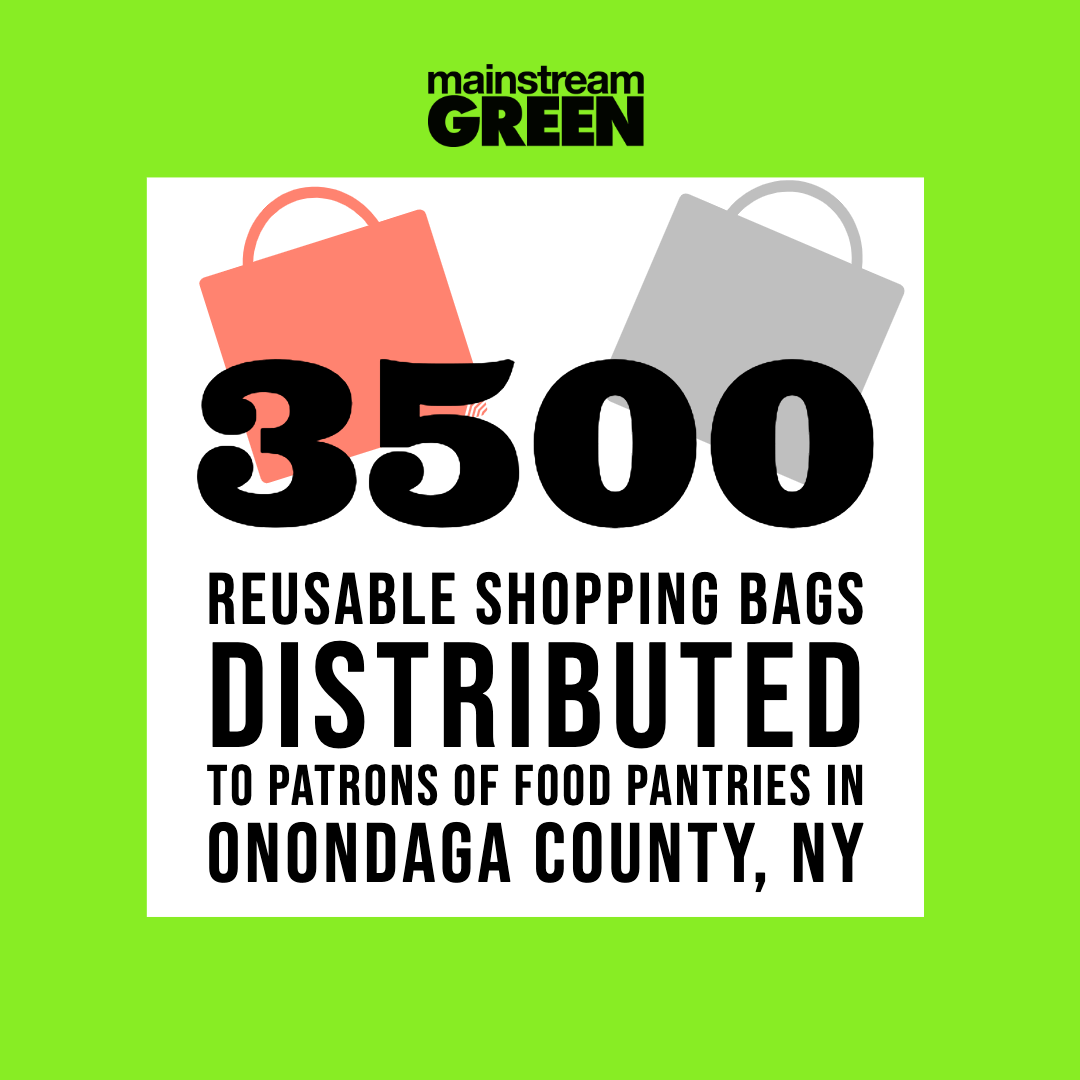 Mainstream Green Launches Reusable Shopping Bags for Food Pantries